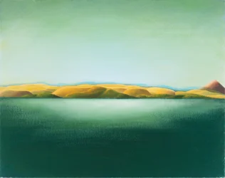 Paysage n°2, 2015 (olej na dřevěné desce)