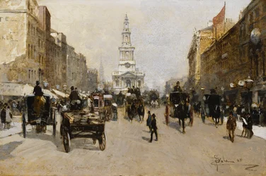 The Strand, Londýn, 1888