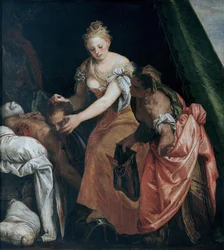 Judith s hlavou Holofernes, c. 1580