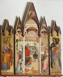 Narození Marie - Malba
