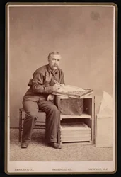 Portrét Freda Mathera 1833-1900, před rokem 1887.