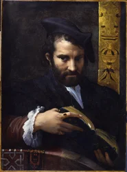 Portrét muže s knihou, cca 1524.