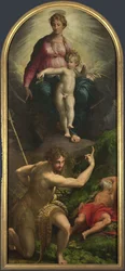 Madona s dítětem se svatými Janem Křtitelem a Jeronýmem, 1527