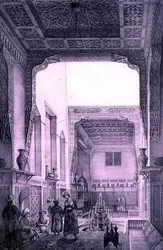 Vnitřní nádvoří Ouatier-Hauch Kadan, z 