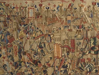 Pastranské tapiserie, výroba v Tournai, pravděpodobně z dílny Passchiera Greniera, asi 1471 - 1475 (tapiserie)