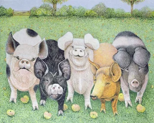 A Chorus Line (akryl na plátně)