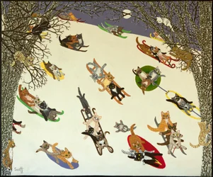 Holding On, 2011 (akryl na kaliku)