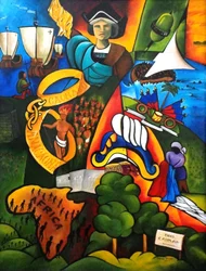 Naděje při východu slunce, 2007 (akryl na plátně)