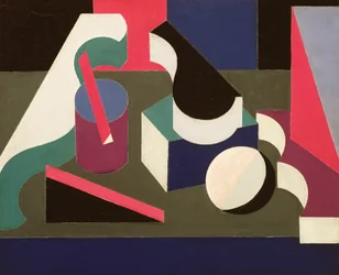 Forms, 1918-1919 (olej a grafit na plátně)