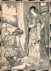 Margaret a lupič, 1902