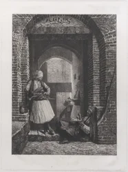 Arnaut Guardhouse v Káhiře, 1868., 1868.