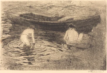 Koupání v Talloires Koupání v Talloires, 1888.