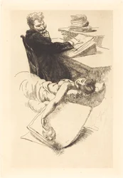 Frontispis pro aféru Clemenceau, 1905.