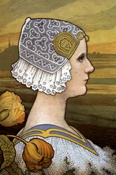 Nizozemská královna Wilhelmina, asi 1901 (ilustrace)