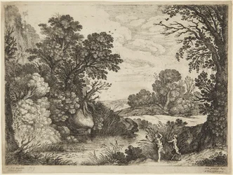 Nymfa a satyr