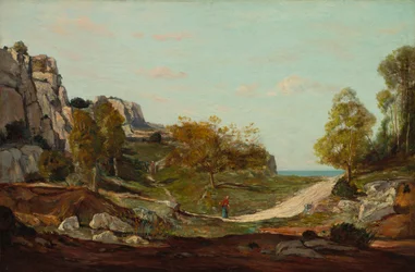 Krajina v Saint-André, poblíž Marseilles, c. 1865.