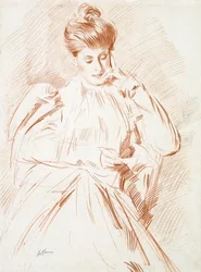 Portrét madame Helleu, čte,