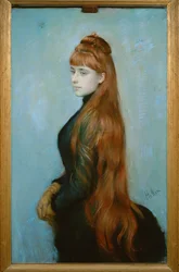 Portrét paní Alice Louis-Guerin. Pastel