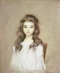 Dcera markýze z Labe, kolem roku 1901