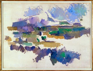La Montagne Sainte-Victoire, pohled z Lauves (olej na plátně)