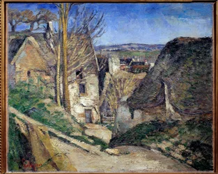 La maison du hangdu Obraz Paula Cezanna (1839-1906) 1873 Sun. 0,55x0,66 m Paříž, muzeum Orsay