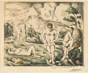 The Bathers (velký talíř)