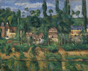 Chateau de Medan, n. 1880 (öljy kankaalle)