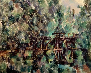 Most přes rybník, c1898.