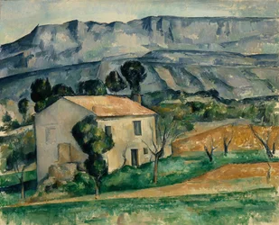 Dům v Provence - Cezanne, Paul (1839-1906) - 1886-1890 - Olej na plátně - Indianapolis Museum of Art