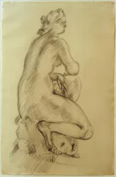 P.Cézanne, Kauernde Venuše