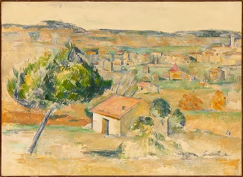 Provensálská rovina v Provence, 1883-1885.