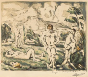 The Bathers Large Tale, 1896-1897.