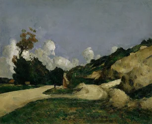 Venkovská cesta, kolem roku 1871
