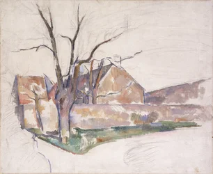 Zimní krajina, kolem roku 1885