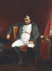 Napoleon ve Fontainebleau během první abdikace - 31. března 1814, 1845