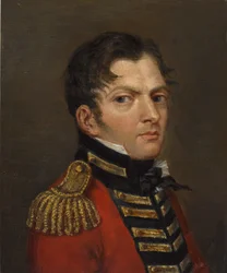 Kapitán Augustus Hartmann, prapor 2. linie, královská německá legie, 1815