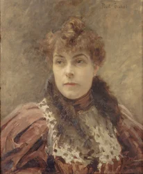 Portrét Daniela Lesueura 1860-1921, c. 1895.