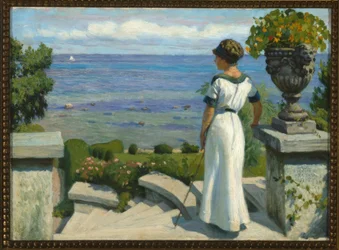 P. Fischer, na terase