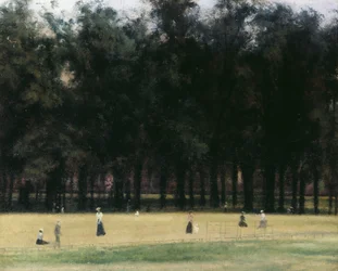 Kensington Gardens (olej na plátně)