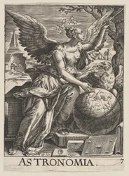 Deska 7: Astronomia, od The Seven Liberal Arts, ca. 1628-66, ca. 1628-66.