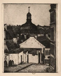 Šest leptů: Notre Dame Street, Pontoise, 1895.