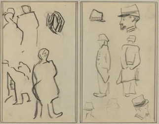 Figurální studie; Studie vojáků [verso]
