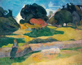 Dívka pasoucí prasata, 1889