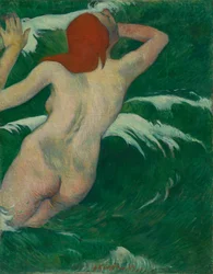 Ve vlnách Dans les Vagues, 1889.