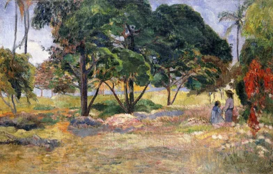 Krajina se třemi stromy, 1892