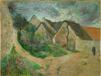 Osny, chemin montant (olej na plátně)