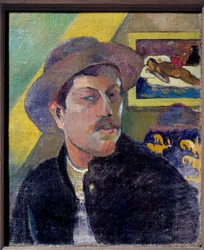 Autoportrét. Obraz Paula Gauguina (1848-1903)