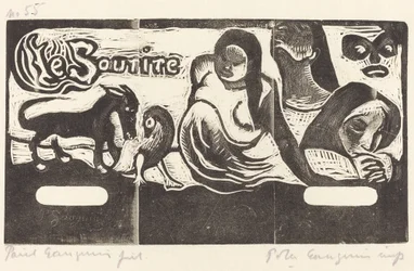 Titulní strana pro Le Sourire Název úsměvu, v roce 1895 nebo později.