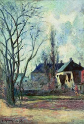 Zimní krajina v Kodani, 1885