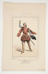 Kostým Marcela, kterého hraje Levasseur.